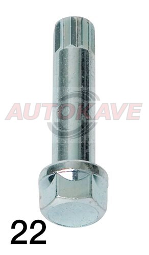 PYÖRÄNPULTINAVAIN 10-TÄHTI-19MM - Vannetarvikkeet, -pultit - 10-261101 - 1