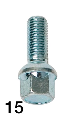 Pyöränpultti MB 14x1,50x45 PALLOK. (17 ) - Vannetarvikkeet, -pultit - 10-261161 - 1