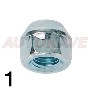 Pyöränmutteri 12x1.50x25 KARTIO AVOIN - Vannetarvikkeet, -pultit - 10-261092 - 1