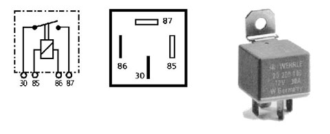 Rele 24V 20A sulkeutuva - Releet ja relekannat - 10-261342 - 1