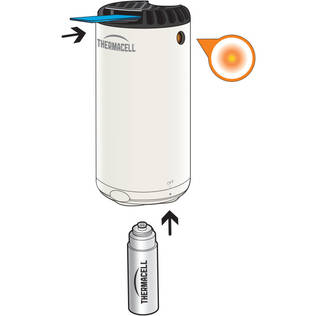 Thermacell Mini Halo-hyttyskarkotin +12h - Hyönteistorjunta - 10-261663 - 9