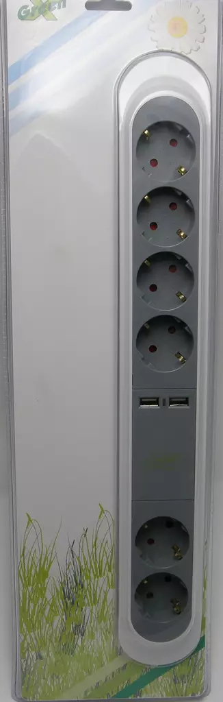 6-osainen sisäjatkojohto 1,5m johdolla - Jatkojohdot - 10-261703 - 1