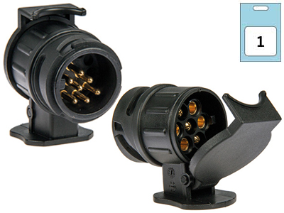 ADAPTERI 13-AUTO/7-PV 12 V - Pistokkeet ja rasiat - 10-261103 - 1