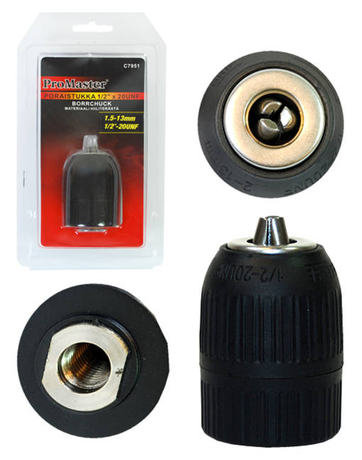 PORAISTUKKA 13MM 1/2" X 20 - Poranterät - 10-261473 - 1