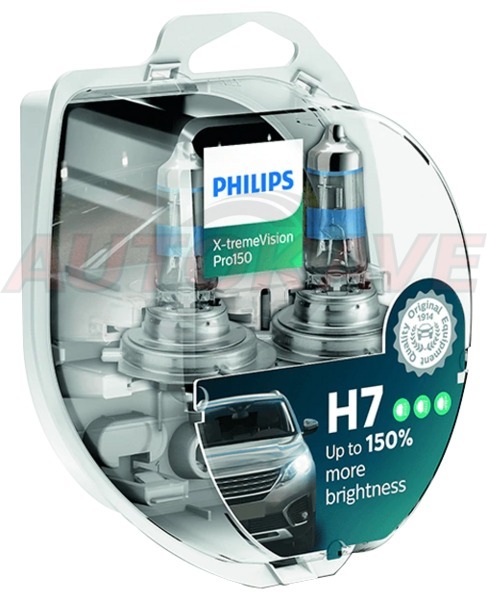 AUTOL.PHILIPS H7 X-TREME VISION PRO 150% - Auton polttimot - 10-261064 - 1