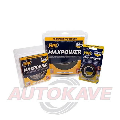 HPX Max Power 2-puoleinen voimateippi ulkokäyttöön 25mm*1,5m - Teipit ja liimat - 10-261564 - 1