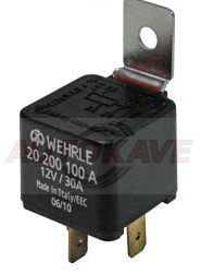 Rele 12V 30A sulkeutuva - Releet ja sulakkeet - 10-261104 - 1