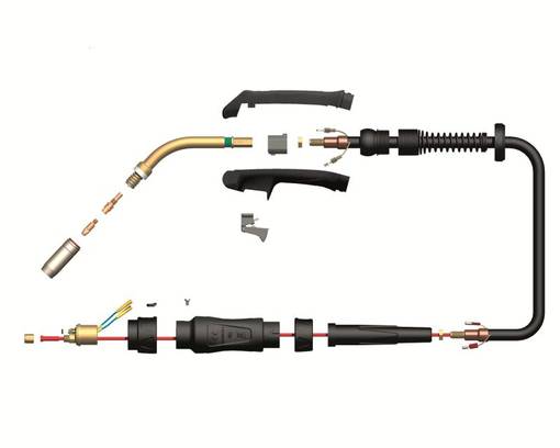 MIG Poltin 2500/5m Wameta (250A) - Hitsaustarvikkeet - 10-261525 - 1