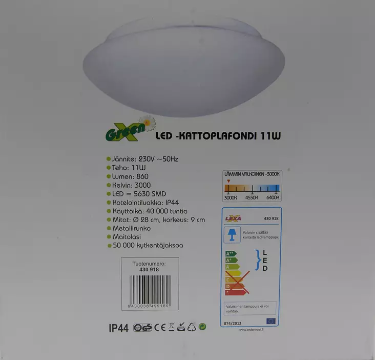 Greenx LED-kattoplafondi 11 W - Valaisimet - 10-261685 - 1