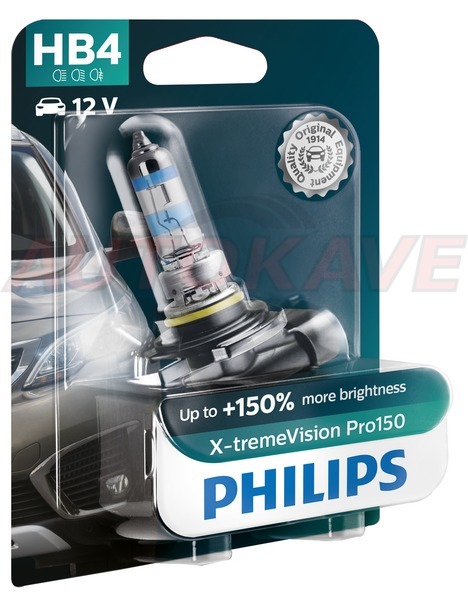 AUTOL.PHILIPS HB4 X-TREMEVIS PRO 150% IP - Auton polttimot - 10-261066 - 1