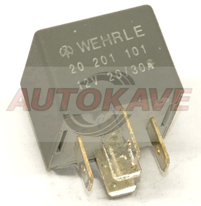 Rele 12V 20/30A vaihtok._vastus - Releet ja sulakkeet - 10-261106 - 1