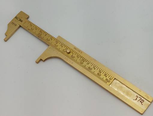 TYÖNTÖMITTA 100MM MESSINKI - Mittaus ja merkintätyökalut - 10-261486 - 1