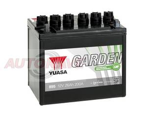 Akku YUASA 12V, 26Ah,187x127x181, +V - Pienkone- ja mp-akut - 10-261147 - 3
