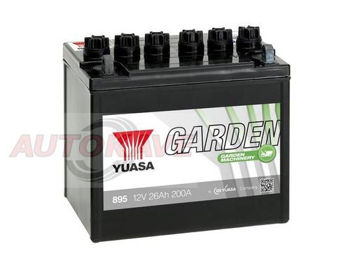 Akku YUASA 12V, 26Ah,187x127x181, +V - Pienkone- ja mp-akut - 10-261147 - 3