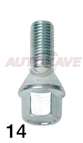 Pyöränpultti 14x1,50x28 KARTIO - Vannetarvikkeet, -pultit - 10-261097 - 1