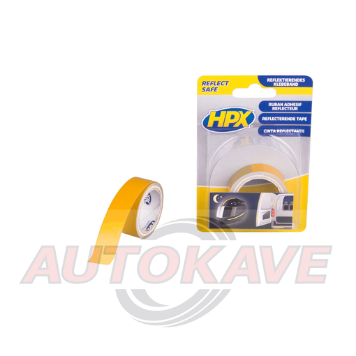 Heijastinteippi keltainen 19mm*1,5m - Teipit ja liimat - 10-261568 - 1