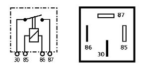 RELE 12V 30A 4-NAP. - Releet ja sulakkeet - 10-260628 - 3