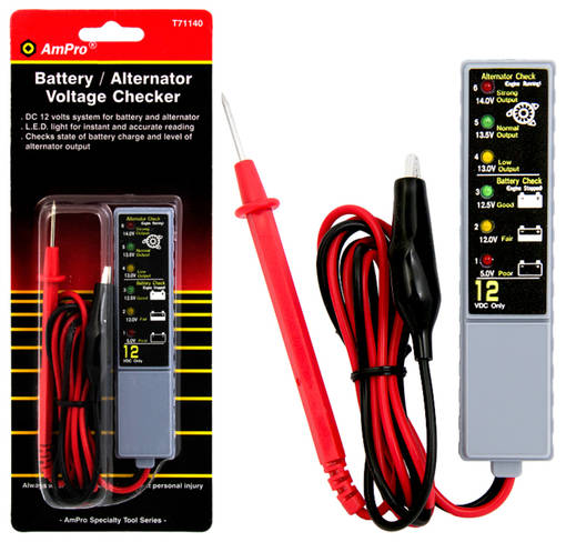 AKKU/LATAUSJÄNNITETESTERI AM PRO - Mittarit, testilaitteet - 10-261499 - 1