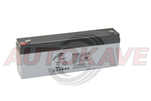 AKKU RITAR 12V, 2,3Ah, 178x35x67 - Pienkone- ja mp-akut - 10-261159 - 2